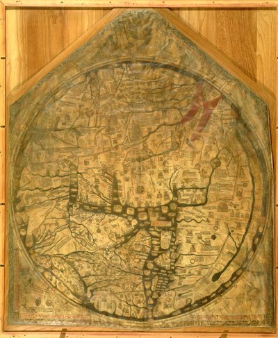 Mappa Mundi, c.1290 da Richard of Haldingham