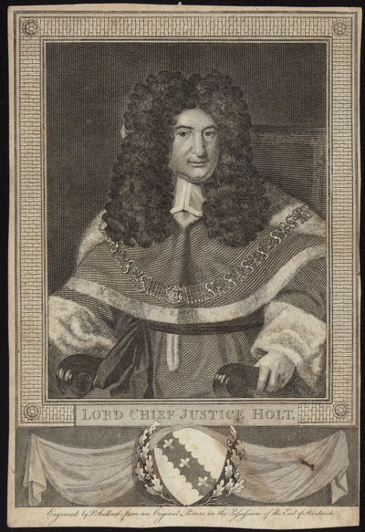 Lord Chief Justice Holt da Richard van Bleeck