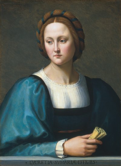 Lucrezia Sommaria, c. 1510 da Ridolfo Ghirlandaio