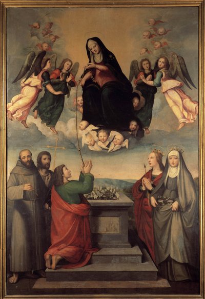 Madonna con la cintura e i santi da Ridolfo Ghirlandaio
