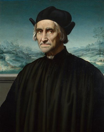 Ritratto di Girolamo Benivieni 1453-1542, tra il 1515 e il 1520 da Ridolfo Ghirlandaio