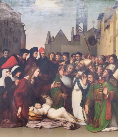 San Zenobio resuscita un ragazzo da Ridolfo Ghirlandaio
