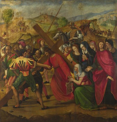 La processione al Calvario, c. 1505 da Ridolfo Ghirlandaio