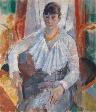 Frau in Weiß da Rik Wouters