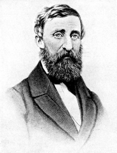 Henry David Thoreau, scrittore naturalista americano, 1923 da Rischgitz Collection