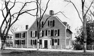 La casa di Oliver Wendell Holmes a Cambridge, Mass., U.S.A da Rischgitz Collection