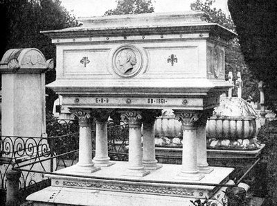 Tomba di Elizabeth Browning, Firenze, design di Lord Leighton, 1923 da Rischgitz Collection