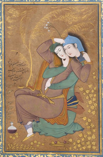 Gli Amanti, c.1630 da Riza i Abbasi