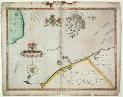 La battaglia di Gravelines, 8 agosto 1588 da Robert (after) Adams