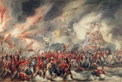 Battaglia di Capo San Vincenzo, c.1800 da Robert (after) Cleveley
