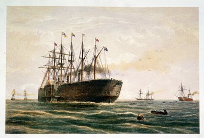 Il Great Eastern in navigazione, 23 luglio da Robert (after) Dudley