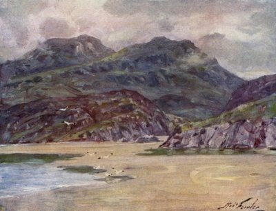 Una Spiaggia Solitaria vicino a Penrhyn Deudraeth da Robert (after) Fowler
