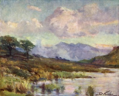 Snowdon dal Lago Capel Curig, sera d
