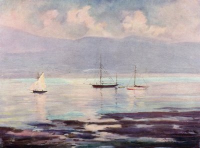 Yacht, Costa di Anglesey da Robert (after) Fowler