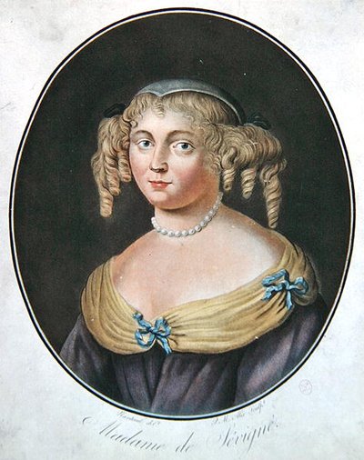 Ritratto di Madame de Sevigne da Robert (after) Nanteuil