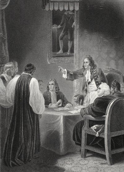 I vescovi davanti al Consiglio Privato da Robert (after) Smirke