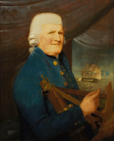 Ritratto di un capitano della marina mercantile da Robert (attr.to) Willoughby