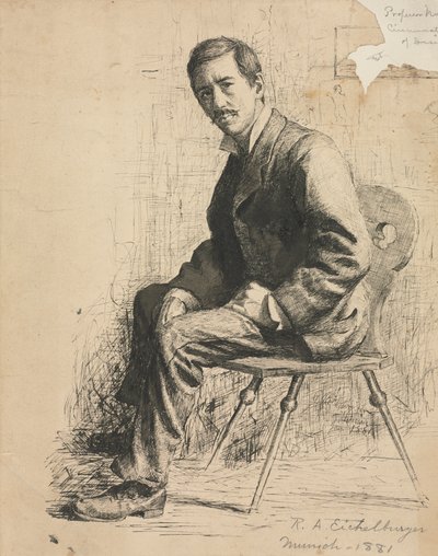 Schizzo del professor Mowotny da Robert A. Eichelberger