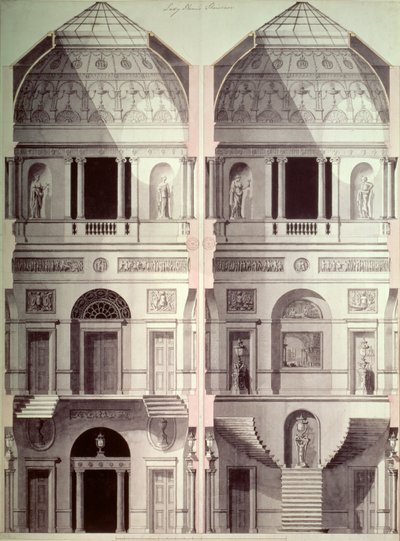 Portman Square, Home House, di Robert Adam da Robert Adam