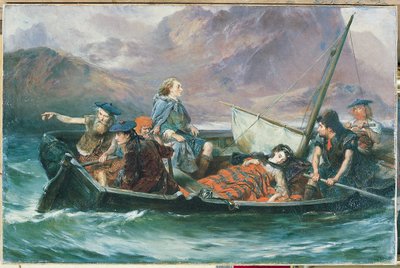 Durante il vagabondaggio di Charles Edward Stuart da Robert Alexander Hillingford
