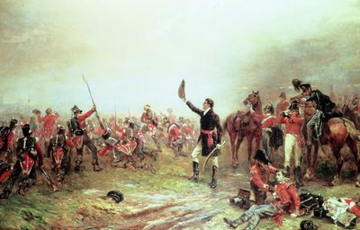 La battaglia di Waterloo, 18 giugno 1815 da Robert Alexander Hillingford