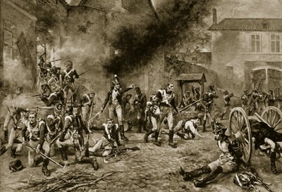 La difesa di Hougoumont, 18 giugno 1815 da Robert Alexander Hillingford