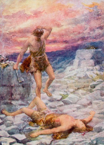 Caino e Abele da Robert Ambrose (after) Dudley