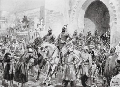 Ingresso dei Turchi a Baghdad da Robert Ambrose Dudley