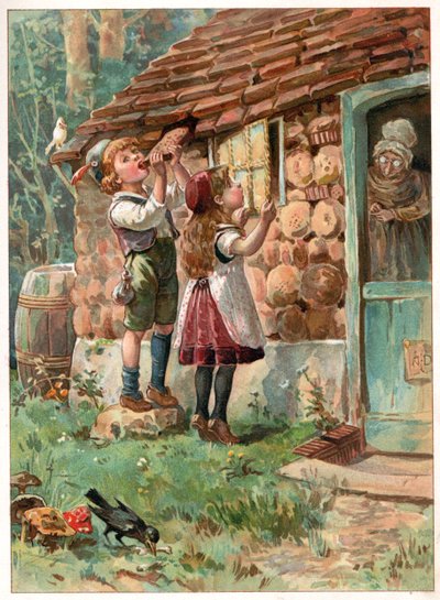 Hansel e Gretel, illustrazione da 