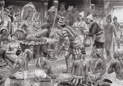 Pulikesin II, il Chalukhya, riceve inviati dalla Persia da Robert Ambrose Dudley