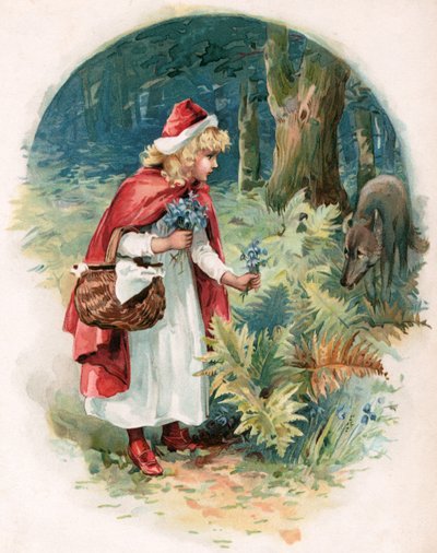 Cappuccetto Rosso, illustrazione da 