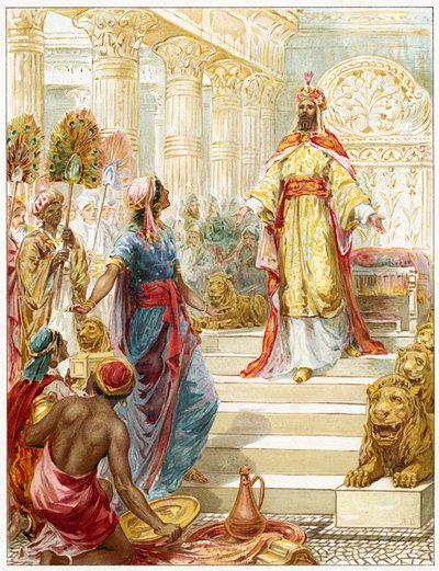 Salomone e la Regina di Saba da Robert Ambrose Dudley