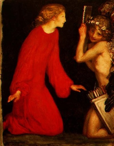Lo specchio di Cupido da Robert Anning Bell