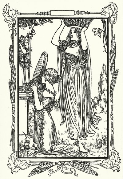 Illustrazione per Poesie di John Keats da Robert Anning Bell