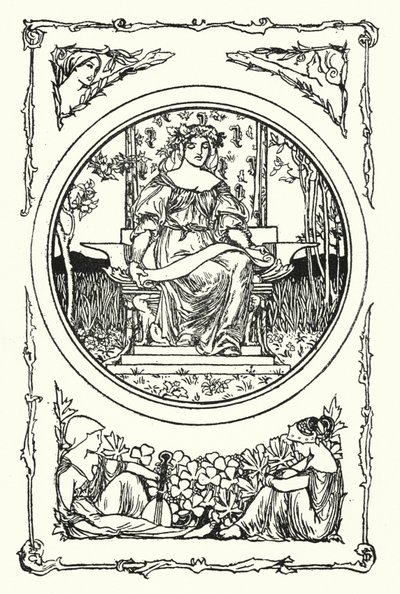 Illustrazione per Poesie di John Keats da Robert Anning Bell
