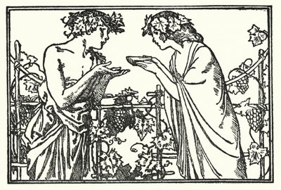 Illustrazione per Poesie di John Keats: Endimione da Robert Anning Bell