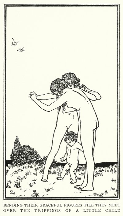 Illustrazione per Poesie di John Keats: Sonno e Bellezza (litografia) da Robert Anning Bell