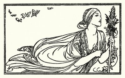 Illustrazione per Poems di John Keats: Sleep And Poetry da Robert Anning Bell