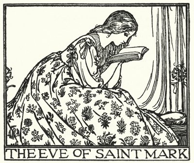 Illustrazione per Poesie di John Keats: La vigilia di San Marco da Robert Anning Bell