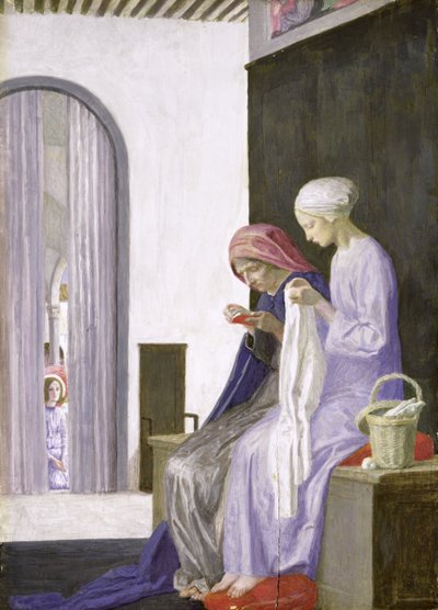Maria nella Casa di Elisabetta, 1917 da Robert Anning Bell