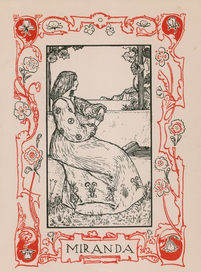 Miranda, La Tempesta da Robert Anning Bell
