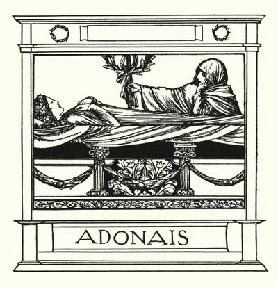 Shelley: Adonais da Robert Anning Bell