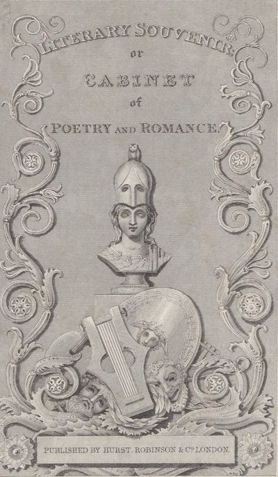 Carta commerciale per Literary Souvenir da Robert Baker
