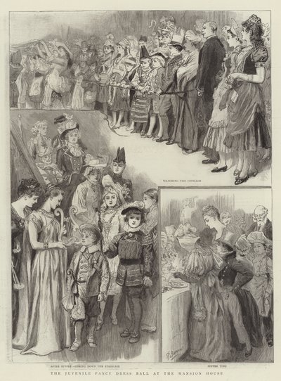 Il ballo in maschera giovanile alla Mansion House da Robert Barnes