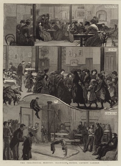 La missione teatrale, Macready House, Covent Garden da Robert Barnes