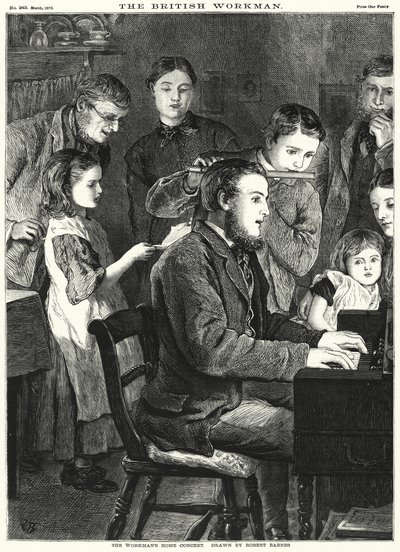 Il Concerto della Casa del Lavoratore (incisione) da Robert Barnes