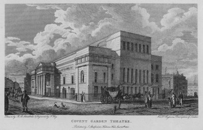 Teatro di Covent Garden (incisione) da Robert Blemell (after) Schnebbelie