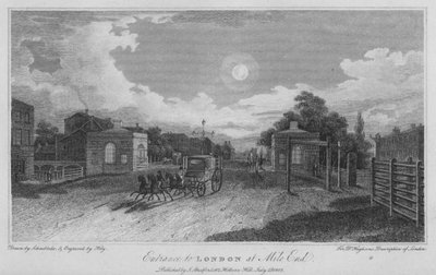 Ingresso a Londra a Mile End da Robert Blemell (after) Schnebbelie