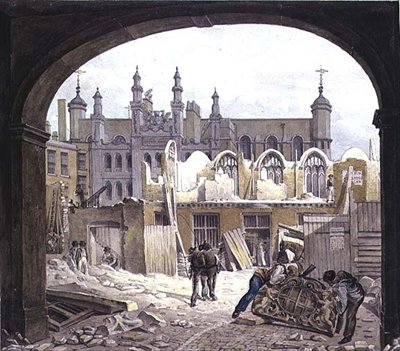 Blackwell Hall, King Street, Cheapside da Robert Blemell Schnebbelie