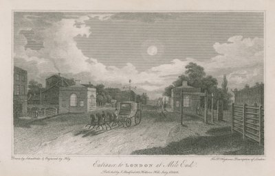 Ingresso a Londra a Mile End da Robert Blemell Schnebbelie